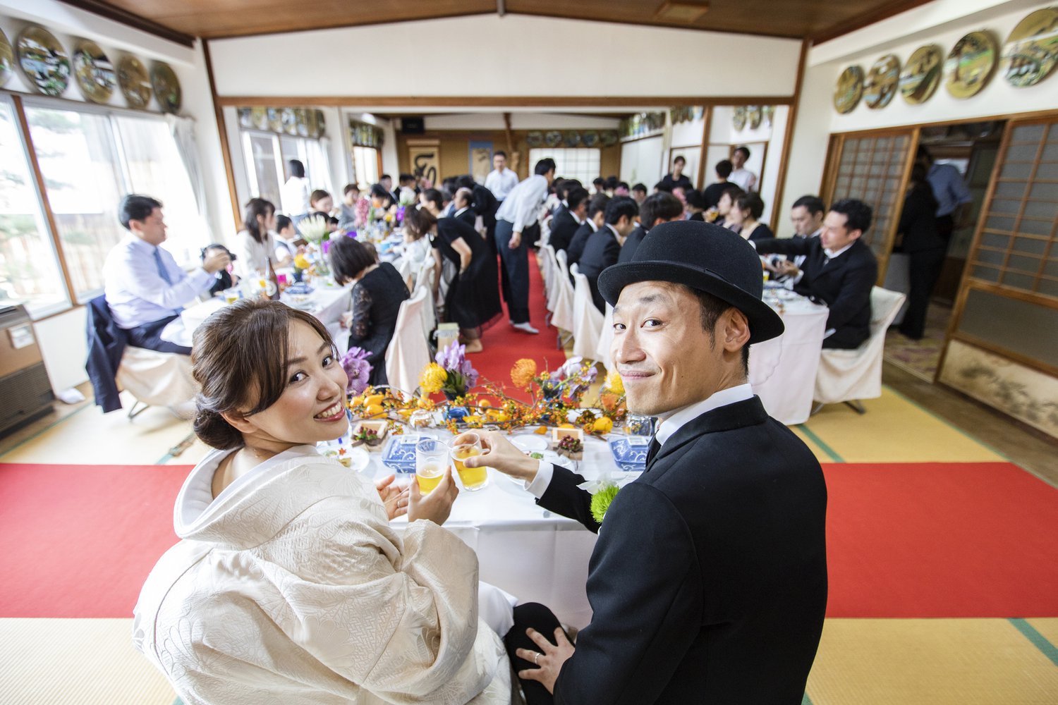 自宅婚|多くの思い出や歴史の詰まった自宅の旅館で結婚式